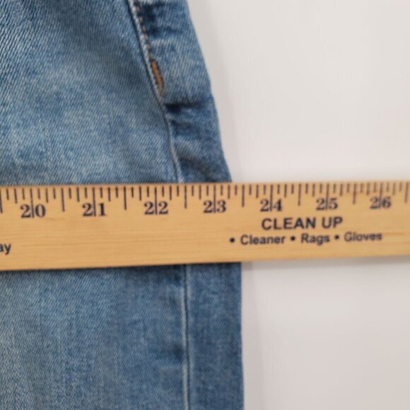 Old Navy Curvy Extra Hi Rise Sky-Hi Straight Button-Fly Jeans Womens Size 16 NWT - Picture 13 of 16